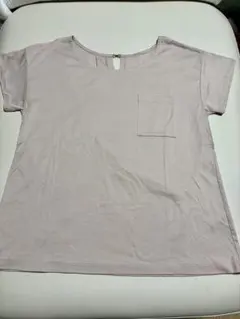【試着のみ】シンプルライフ バックデザインTシャツ カットソー 綿100 Lのサムネイル
