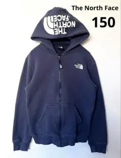 THE NORTH FACE 刺繍ロゴネイビー パーカー　150 男児　女児