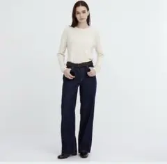 ユニクロ　バギージーンズ　27