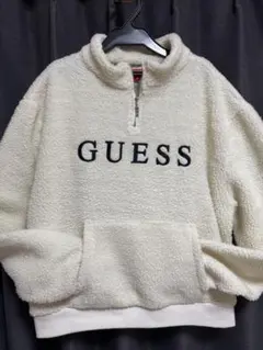 GUESS フリース ジップアップ ボアパーカー Mサイズのサムネイル