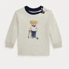 新品Polo ベア コットン ジャージー ロングスリーブ Tシャツ