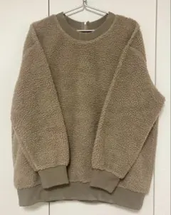 【新品】IIQUAL イーコール ボアトップス モカ Lサイズ