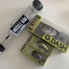 レイドジャパン　マッスルワイヤー　Gダッシュ　ゴリラー　バス釣りルアーまとめ売り マッスルワイヤー Gダッシュ ゴリラー バス釣りルアーまとめ売り バス