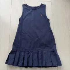 ポロ・ラルフ・ローレン ノースリーブワンピース ネイビー