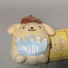 ≒JOY×ポムポムプリン マスコットぬいぐるみ ニアジョイ 水色 ブルー