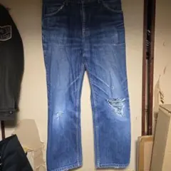 Levi's ストレートデニム 34x34 ダメージ加工