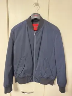 HUGO レギュラーフィット　ボンバージャケットwithレッドロゴラベルおまけ付