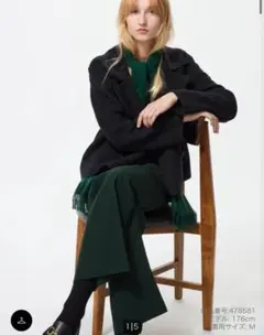 UNIQLO ダブルフェイスショートコート Pコート