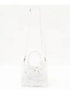 WEGO 巾着付きクリアショルダー バッグ