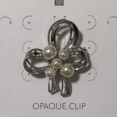 OPAQUE.CLIP オペークドットクリップ パール ブローチ