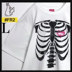 希少 梅 FR2 ビッグロゴ ファックミーハード Tシャツ ピンク Mサイズ 