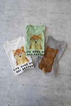 新作⭐︎ ニコフラート　柴犬ロングＴシャツ