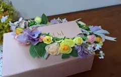 花かんむり　ハンドメイド　造花　花冠　ハロウィン