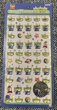 ディズニー　ボンボンドロップシール　リトルグリーンメン