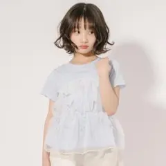 URBAN CHERRY 【CHIPIE】　リボンチュールドッキングTシャツのサムネイル