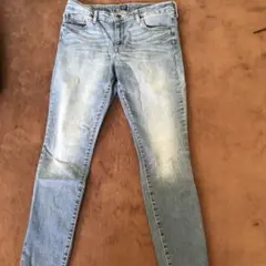 GAP スキニーデニム SHORT LEGGINGライトブルー　30インチ