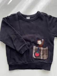 petit mainプティマイン トレーナー おさるのジョージ 110cm