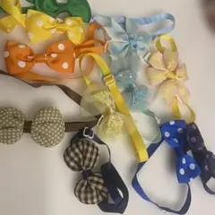 犬用リボン・蝶ネクタイ11個