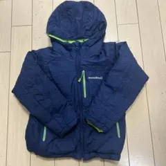 mont-bell フード付き中綿コート ネイビー・グリーンリバーシブル