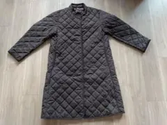 無印良品　未着用　洗える中わたキルティングコート 　ダークブラウン　М