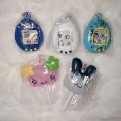 たまごっち シャカシャカチャームコレクション キャンディチャーム ガチャ　5点