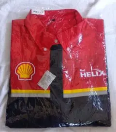 ☆新品☆昭和シェル石油 半袖シャツ LLサイズ レッド 希少品レア限定