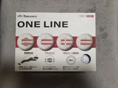 TOBUNDA ONE LINE ゴルフボール ホワイト レッドのサムネイル