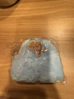 モンチッチ 水色ハートチャーム