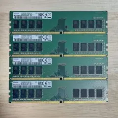 美品 正常動作 Samsung DDR4 32GB メモリ 4枚セット - メルカリ