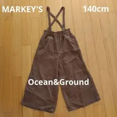 【極美品】 Ocean&Ground ショルダーストラップパンツ 140cm