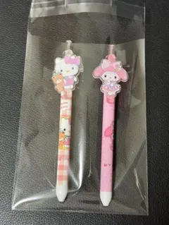 Sanrio ハローキティ・マイメロディ の万年筆 2本セット