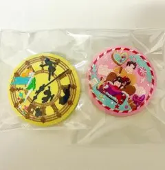 ピーターパンとシュガーラッシュ：ディズニー Disney刺繍缶バッジビスケット2