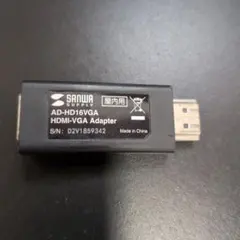 SANWA SUPPLY HDMI-VGA 変換アダプター 本体のサムネイル