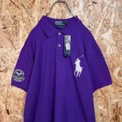 【未使用】タグ付き ラルフローレン ポロシャツ ウィンブルドンテニス刺繍