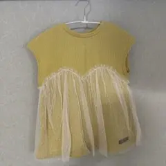 BREEZE イエロー フリル Tシャツ 140