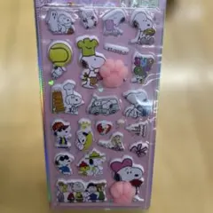 スヌーピー　肉球　シール　ぷにぷに