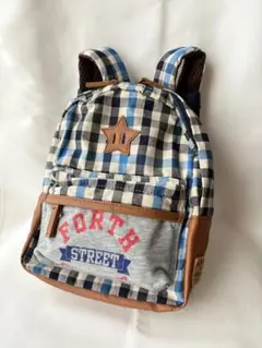 ブランシェス　リュック ベビー キッズ チェック柄　男の子