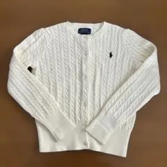 Polo Ralph Lauren カーディガン　120 アイボリー　6X