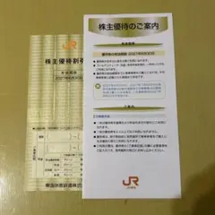 JR東海 株主優待割引券 1枚 2027年6月30日までのサムネイル