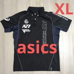 ★値下げ アシックス ボタンダウン ポロシャツ XL