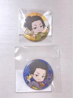 呪術廻戦　まるくじ　缶バッジ　夏油傑 呪術廻戦」五条悟、夏油傑、七海建人が爽やか夏っぽ～！カラフル