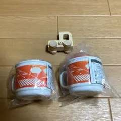 【新品未使用】JAL マグカップ 2個 木製おもちゃ付き
