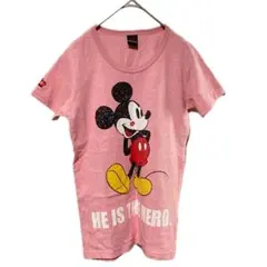 S287❤️ ベビードール　ディズニー　Tシャツ S ピンク　コラボTシャツ