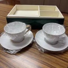 【新品・未使用】　Noritake ノリタケ ティーカップ・ソーサーセット