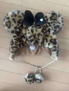 【ディズニーファーキャップ】ヒョウ柄ミニーマウスのサムネイル