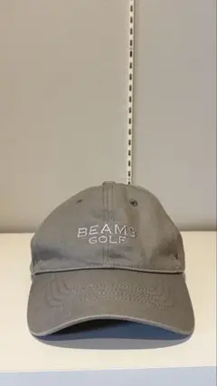 BEAMS GOLF グレー キャップ