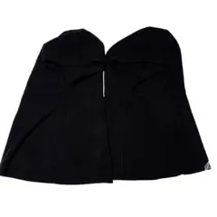 【新品】ブラックニットフードスヌード ブラック黒 2点セット防寒