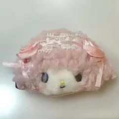 ホワイトフリル　シークレットヘアクリップ　マイメロディ