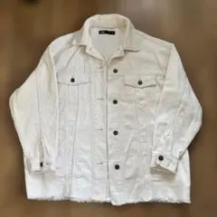ZARA コーデュロイジャケット ホワイト