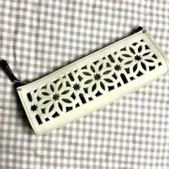 Genten genten ゲンテン カットワーク ペンケース　筆箱